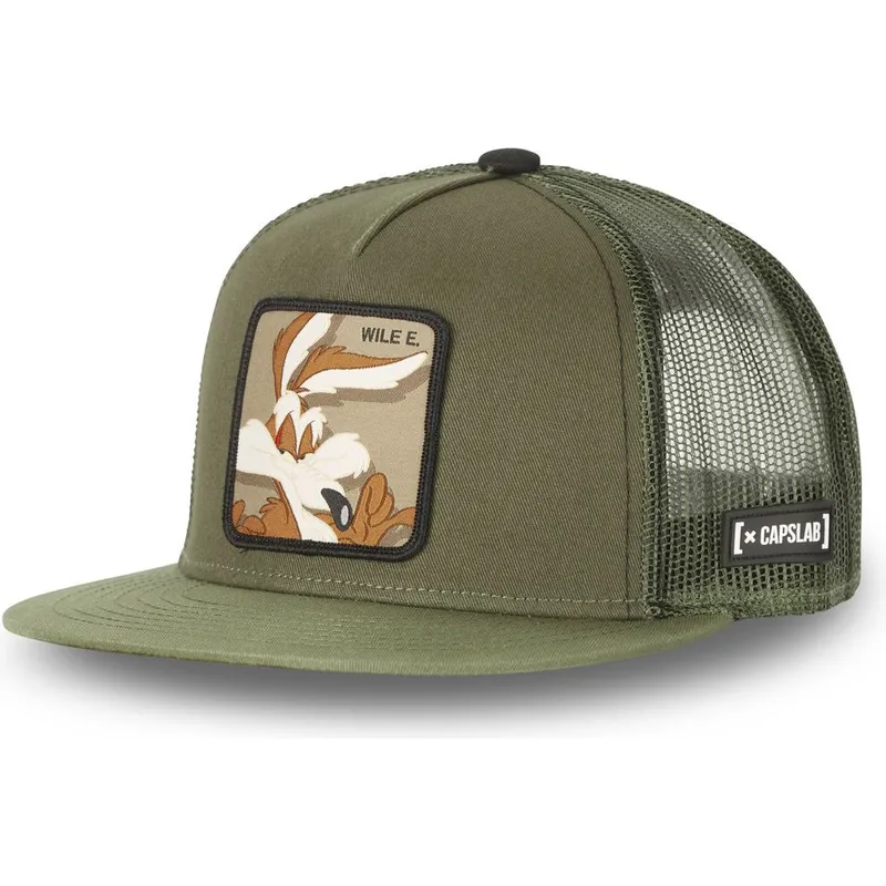 czapki-plana-zielony-snapback-kojot-looney-tunes-capslab