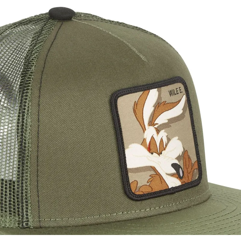 czapki-plana-zielony-snapback-kojot-looney-tunes-capslab