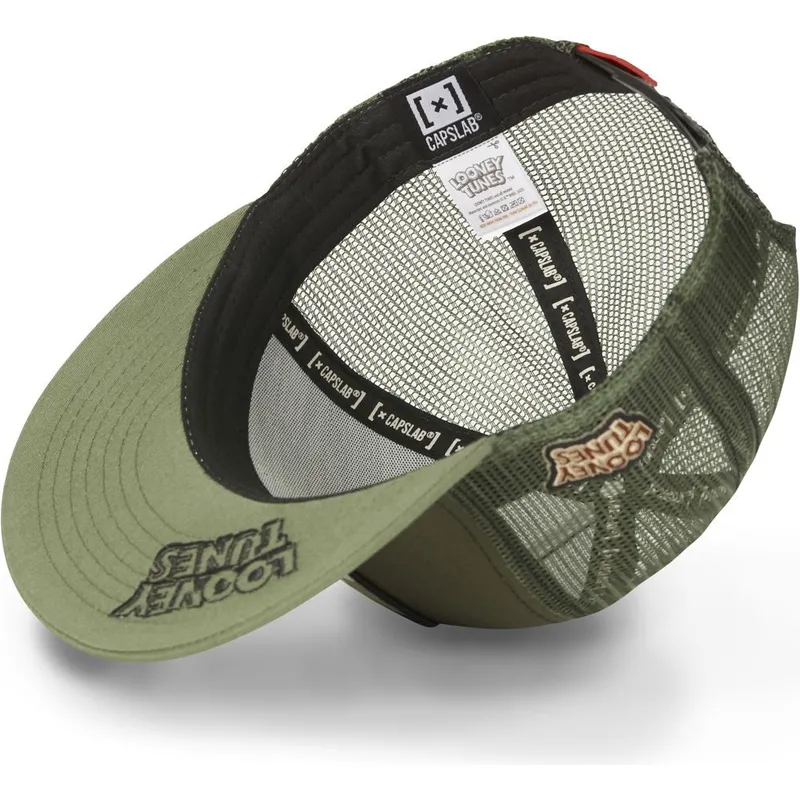 czapki-plana-zielony-snapback-kojot-looney-tunes-capslab