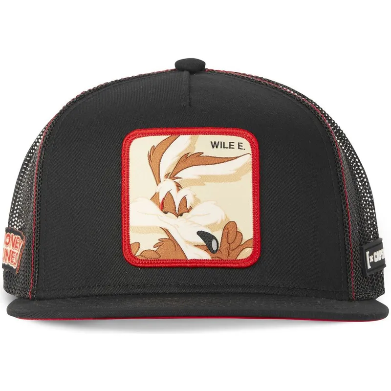 czapki-plana-czarny-snapback-kojot-looney-tunes-capslab