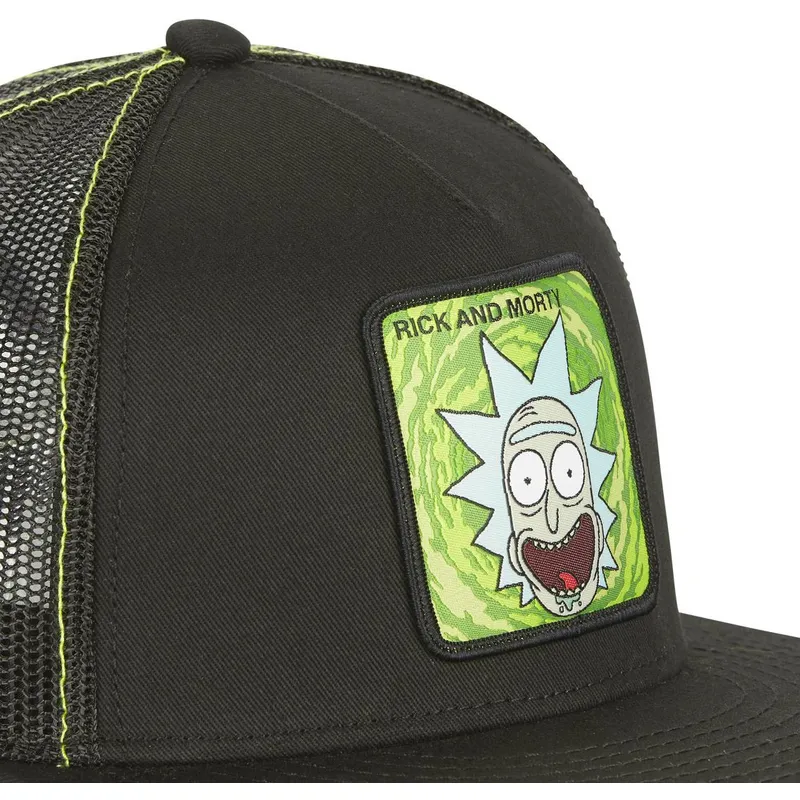 czapki-plana-czarny-snapback-rick-sanchez-rick-i-morty-capslab
