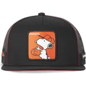 czapki-plana-czarny-snapback-snoopy-orzeszki-ziemne-capslab