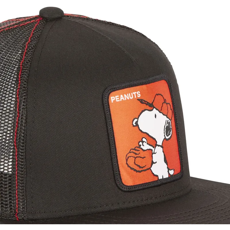 czapki-plana-czarny-snapback-snoopy-orzeszki-ziemne-capslab czapki-plana-czarny-snapback-snoopy-orzeszki-ziemne-capslab