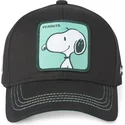czarna-czapka-z-daszkiem-snapback-snoopy-nu1-peanuts-od-capslab