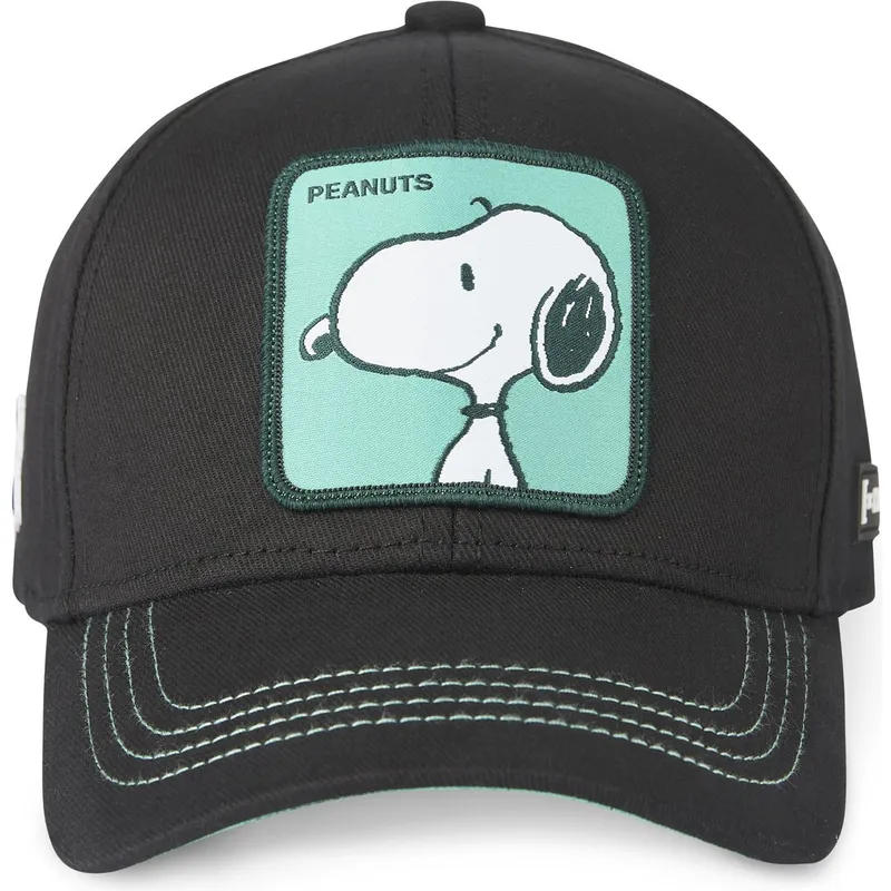 czarna-czapka-z-daszkiem-snapback-snoopy-nu1-peanuts-od-capslab