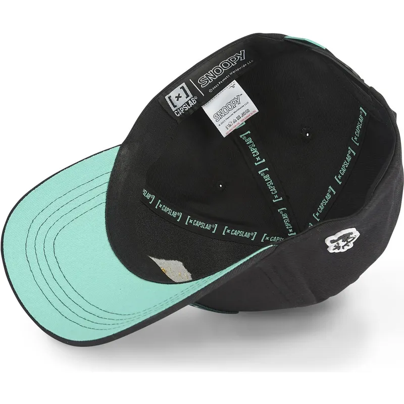 czarna-czapka-z-daszkiem-snapback-snoopy-nu1-peanuts-od-capslab