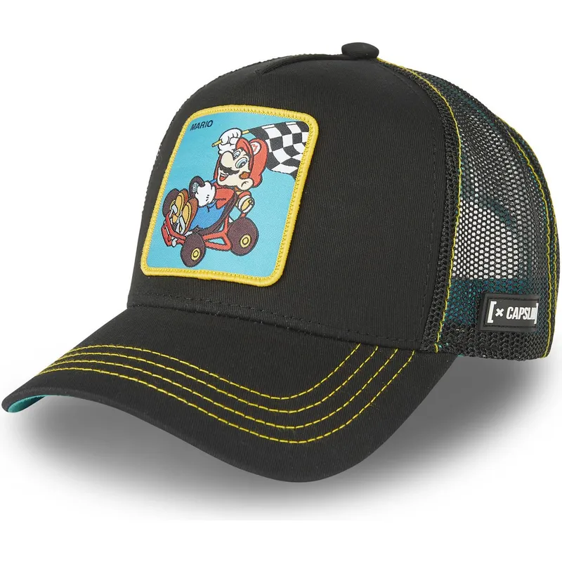 czapki-curva-czarny-snapback-mario-super-mario-bros-capslab czapki-curva-czarny-snapback-mario-super-mario-bros-capslab