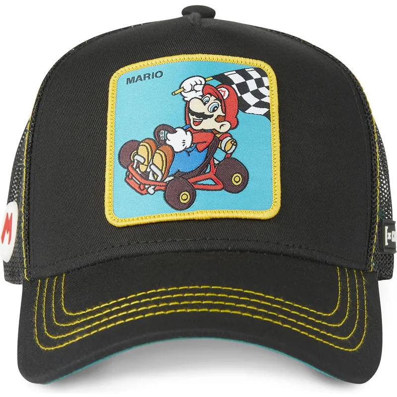 czapki-curva-czarny-snapback-mario-super-mario-bros-capslab czapki-curva-czarny-snapback-mario-super-mario-bros-capslab
