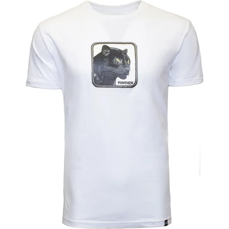 koszulki-krotki-rekaw-bialy-camiseta-manga-corta-blanca-pantera-black-panther-big-cat-the-farm-the-farm-de-goorin-bros
