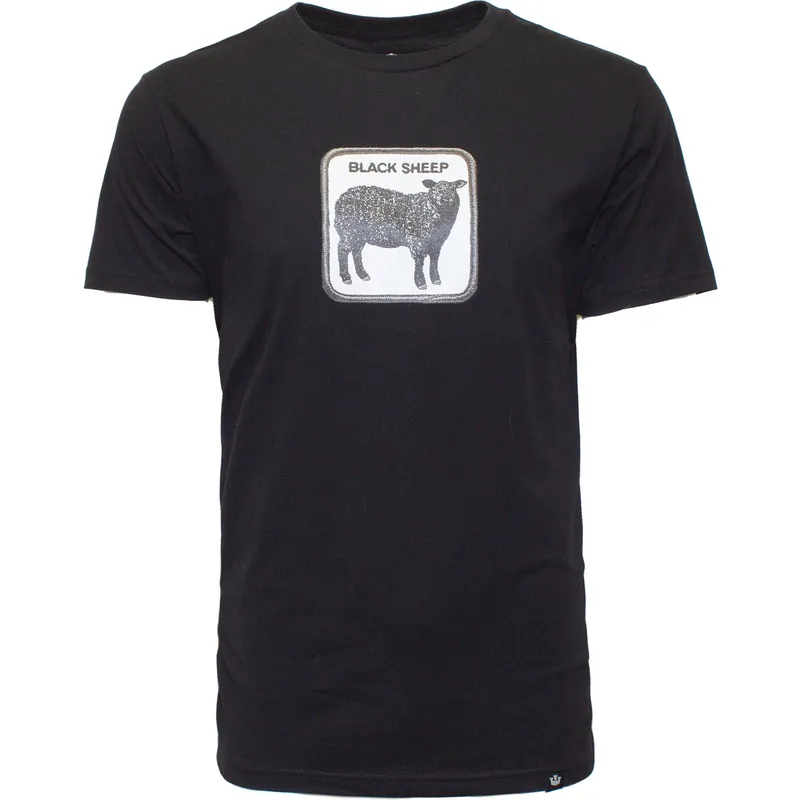 koszulki-krotki-rekaw-czarny-camiseta-manga-corta-negra-oveja-black-sheep-outcast-the-farm-the-farm-de-goorin-bros