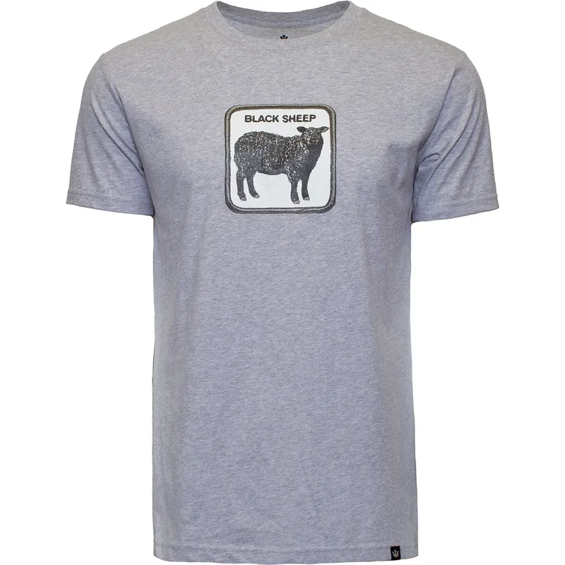 koszulki-krotki-rekaw-szary-camiseta-manga-corta-gris-oveja-black-sheep-outcast-the-farm-the-farm-de-goorin-bros