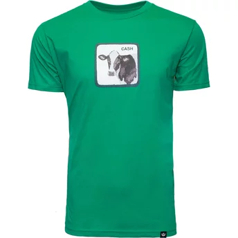 Zielona koszulka z krótkim rękawem Vaca Cash Melk The Farm od Goorin Bros.