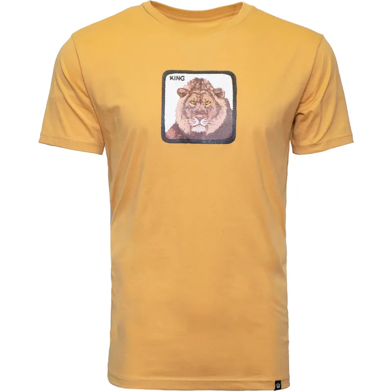 koszulki-krotki-rekaw-zolty-camiseta-manga-corta-amarilla-leon-king-pride-the-farm-the-farm-de-goorin-bros