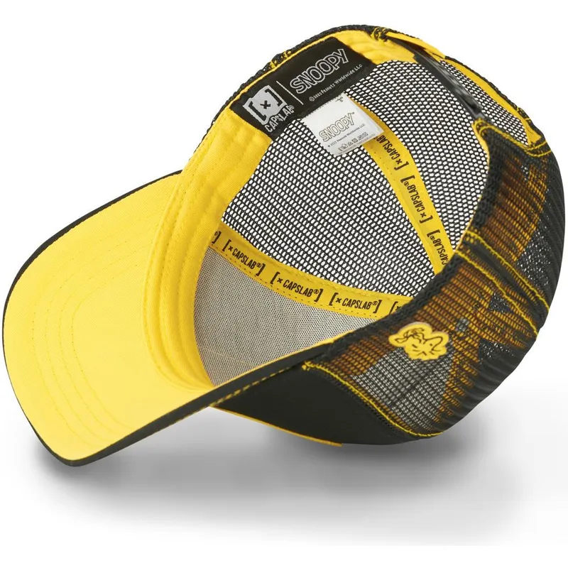 czapki-curva-czarny-snapback-snoopy-orzeszki-ziemne-capslab