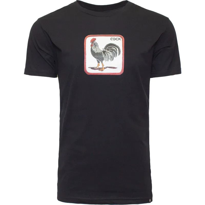 koszulki-krotki-rekaw-czarny-camiseta-manga-corta-negra-gallo-cock-coop-the-farm-the-farm-de-goorin-bros