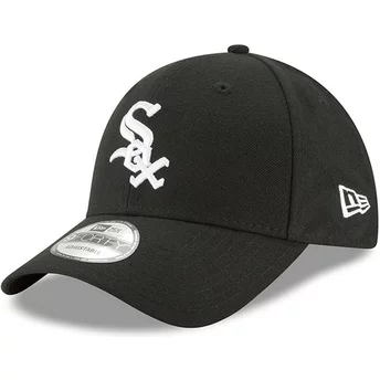 Wyginięta czapka czarna z regulacją 9FORTY The League Chicago White Sox MLB New Era