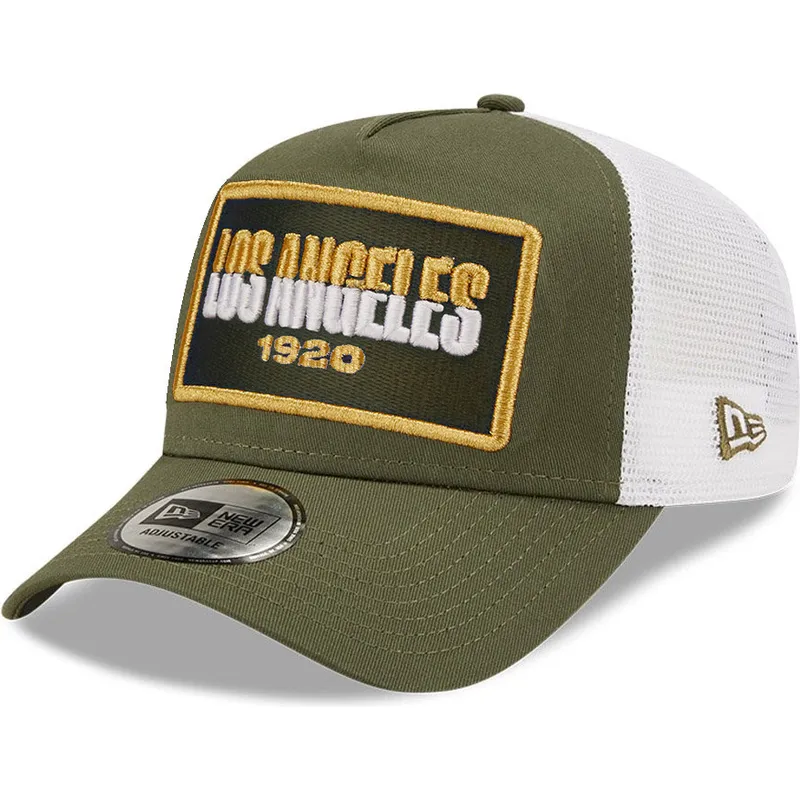 zielono-biala-czapka-truckerka-los-angeles-a-frame-repreve-usa-state-od-new-era
