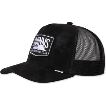 Djinns Do Nothing Club HFT DNC 3.0 Hairy Suede Black Trucker Hat