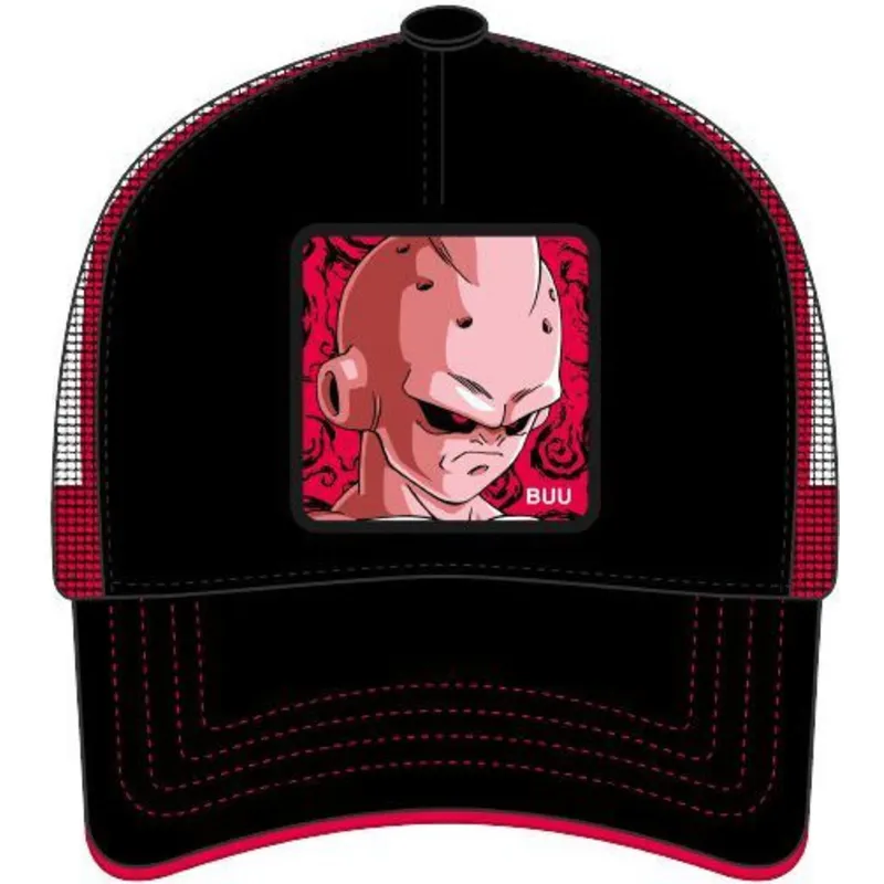 czapki-curva-czarny-snapback-kid-buu-dragon-ball-capslab czapki-curva-czarny-snapback-kid-buu-dragon-ball-capslab