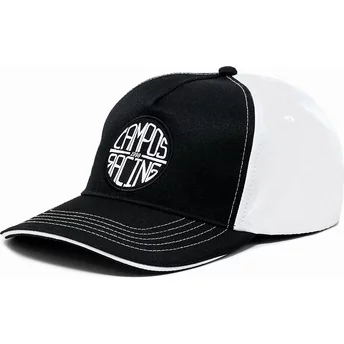 Czarna i biała regulowana czapka z daszkiem Campos Racing 1998 od Kimoa