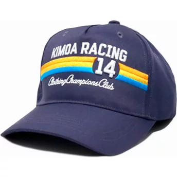 Granatowa, regulowana czapka z daszkiem Racing 14 od Kimoa