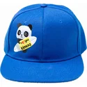 czapka-plaska-niebieska-snapback-panda-by-domingo-zapata-od-kimoa