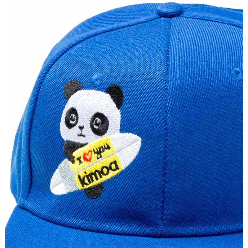 czapka-plaska-niebieska-snapback-panda-by-domingo-zapata-od-kimoa
