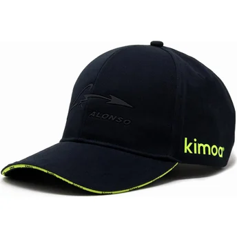 czarna-regulowana-czapka-z-daszkiem-fernando-alonso-aston-martin-formula-1-od-kimoa