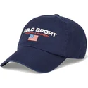 czapki-curva-granatowy-tasma-regulowana-polo-ralph-lauren