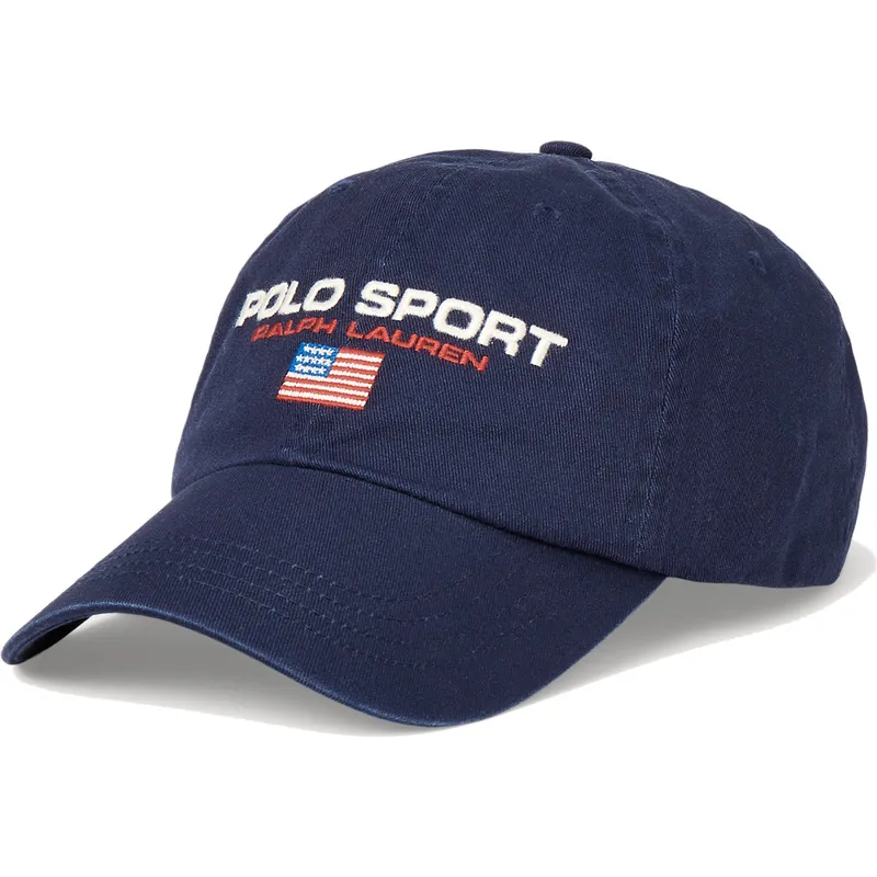 czapki-curva-granatowy-tasma-regulowana-polo-ralph-lauren