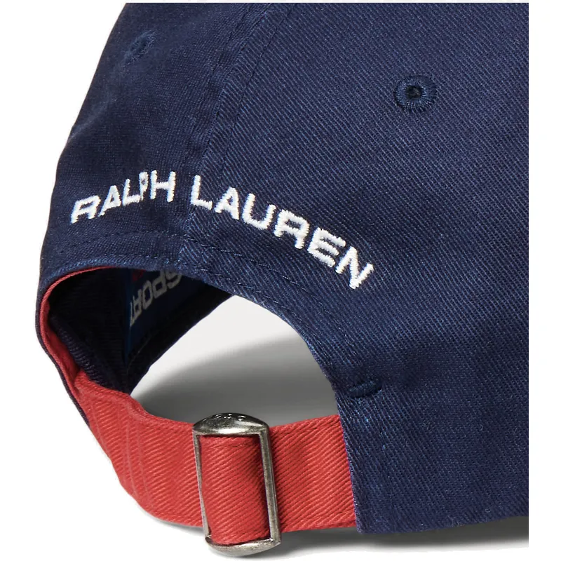 czapki-curva-granatowy-tasma-regulowana-polo-ralph-lauren