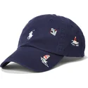 czapki-curva-granatowy-tasma-regulowana-polo-ralph-lauren