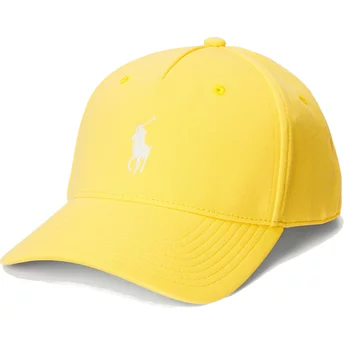 Żółta czapka snapback z białym logo Ponte Darted Modern Sport od Polo Ralph Lauren