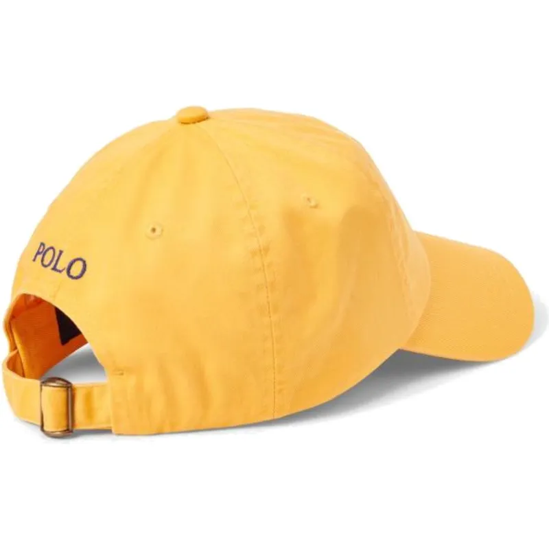 czapki-curva-zolty-tasma-regulowana-polo-ralph-lauren