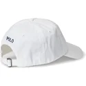 czapki-curva-bialy-tasma-regulowana-polo-ralph-lauren