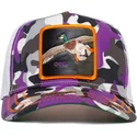czapka-trucker-fioletowy-kamuflaz-kaczka-odd-lil-strange-duck-the-farm-od-goorin-bros