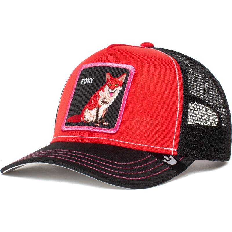 goorin-bros-foxy-fox-trip-the-farm-red-and-black-trucker-hat