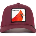 czapka-trucker-bordowa-ptak-handsome-truckin-the-farm-od-goorin-bros
