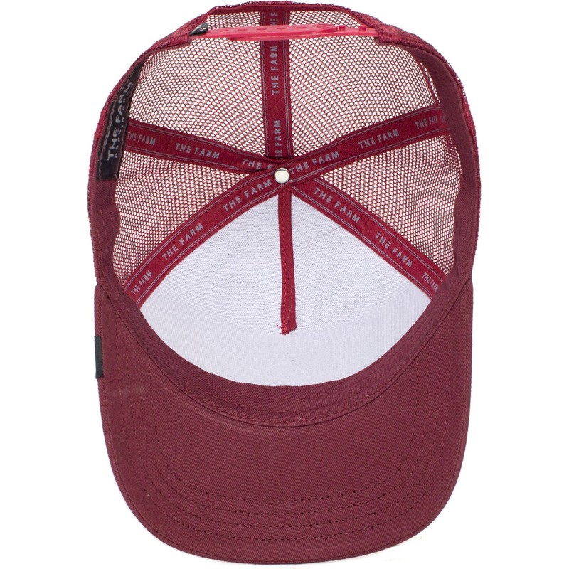 goorin-bros-bird-handsome-truckin-the-farm-maroon-trucker-hat