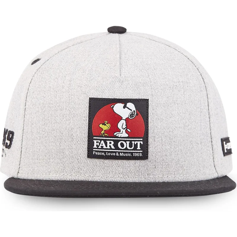 czapki-plana-szary-snapback-snoopy-orzeszki-ziemne-capslab czapki-plana-szary-snapback-snoopy-orzeszki-ziemne-capslab