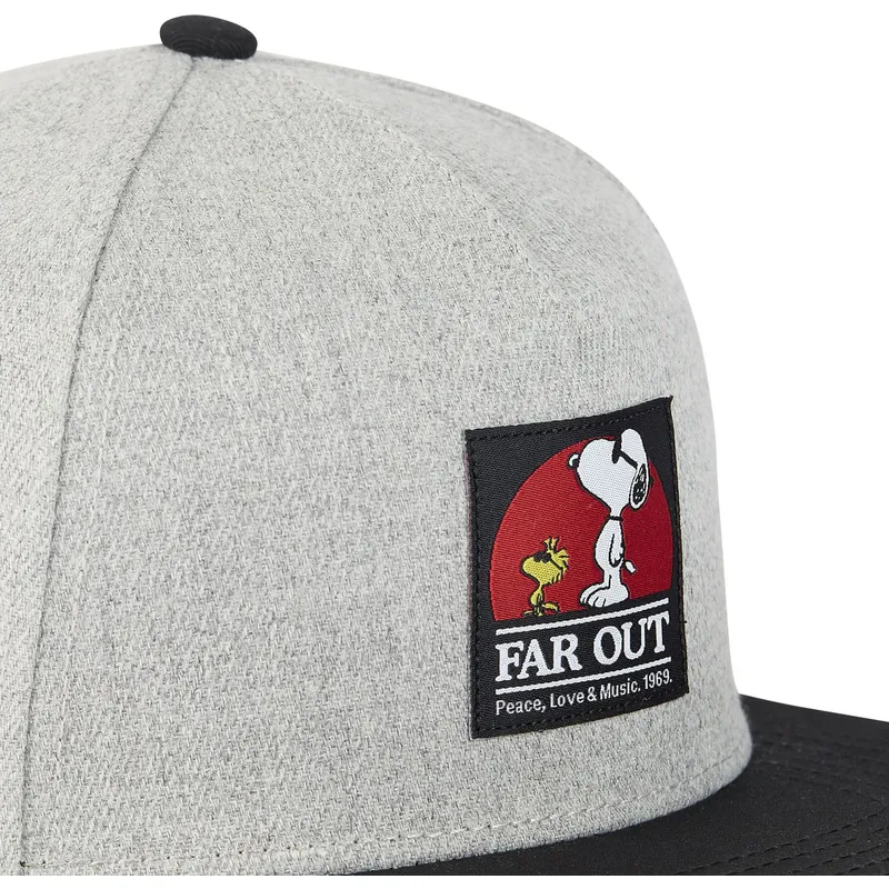 czapki-plana-szary-snapback-snoopy-orzeszki-ziemne-capslab czapki-plana-szary-snapback-snoopy-orzeszki-ziemne-capslab
