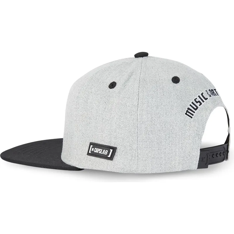czapki-plana-szary-snapback-snoopy-orzeszki-ziemne-capslab czapki-plana-szary-snapback-snoopy-orzeszki-ziemne-capslab