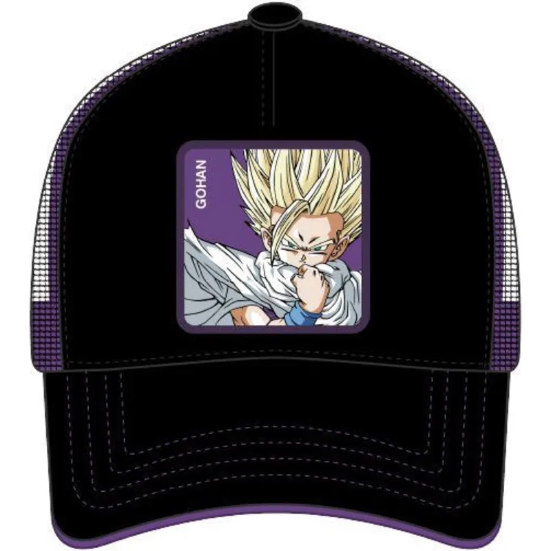 czapki-curva-czarny-snapback-son-gohan-dragon-ball-capslab czapki-curva-czarny-snapback-son-gohan-dragon-ball-capslab