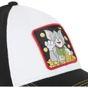 biala-i-czarna-zakrzywiona-czapka-snapback-tom-t12-looney-tunes-od-capslab