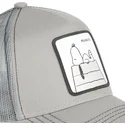 czapki-curva-szary-snapback-snoopy-orzeszki-ziemne-capslab