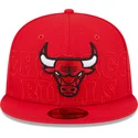 czerwona-dopasowana-czapka-z-daszkiem-59fifty-draft-edition-2023-chicago-bulls-nba-od-new-era