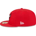 czerwona-dopasowana-czapka-z-daszkiem-59fifty-draft-edition-2023-chicago-bulls-nba-od-new-era