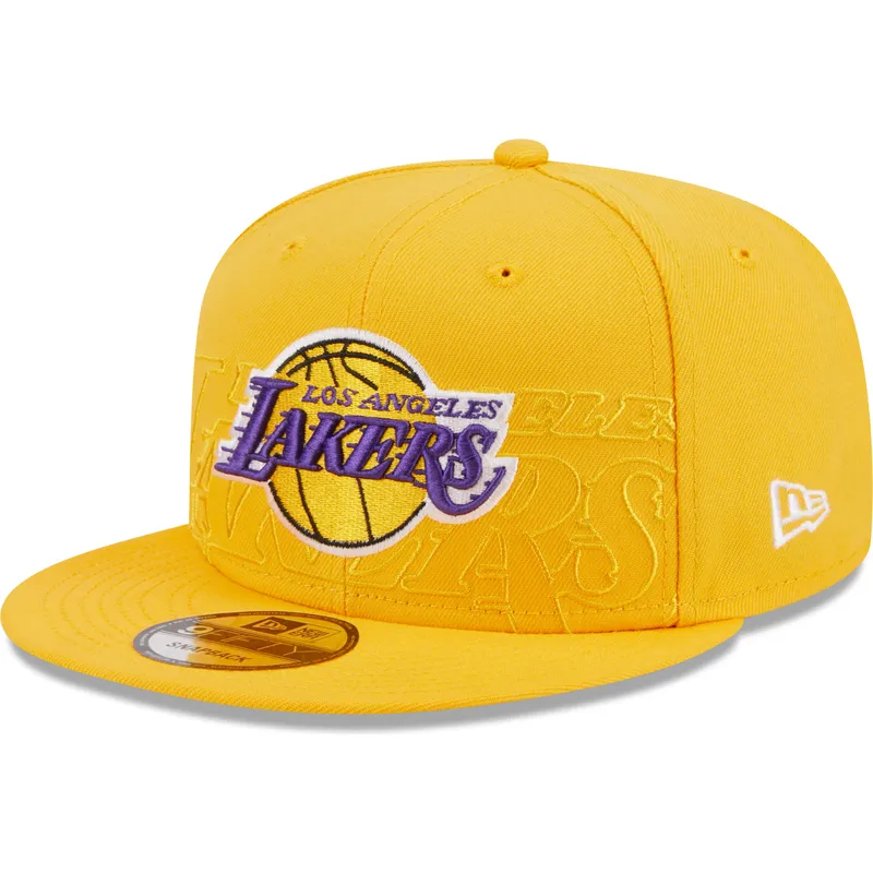 czapki-plana-zolty-snapback-9fifty-draft-edition-2023-los-angeles-lakers-nba-new-era