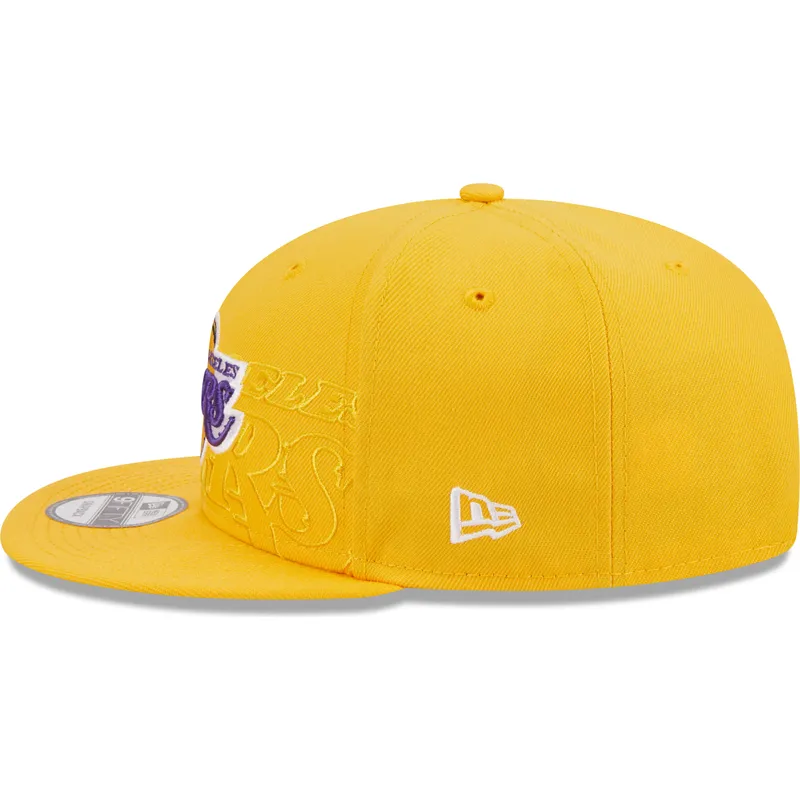 czapki-plana-zolty-snapback-9fifty-draft-edition-2023-los-angeles-lakers-nba-new-era