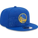 czapki-plana-niebieski-snapback-9fifty-draft-edition-2023-golden-state-warriors-nba-new-era
